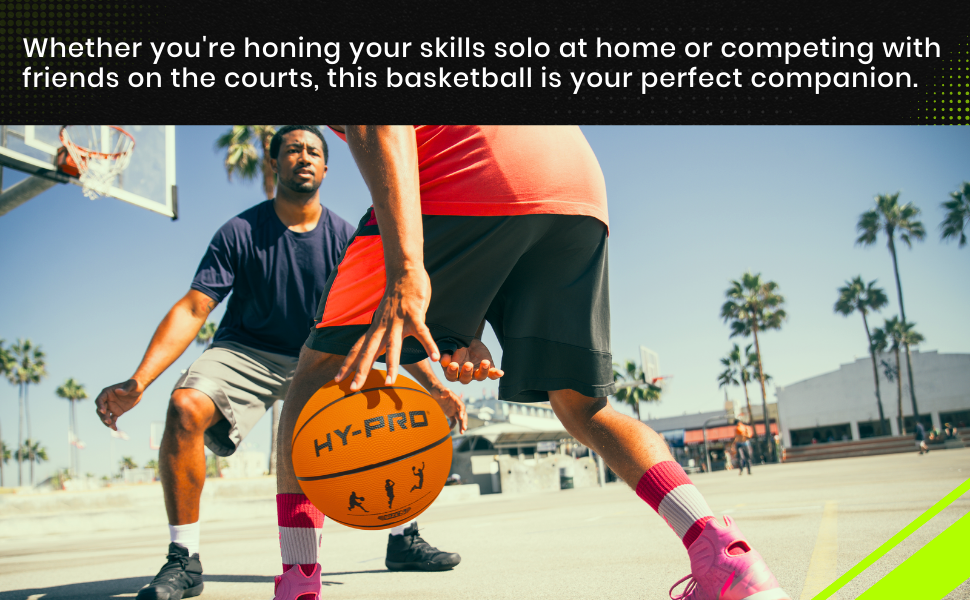 М'яч для баскетболу Hy-Pro, спортивний, тренувальний, помаранчевий, розмір 5