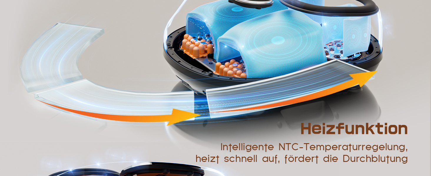 Електричний масажер для ніг Shiatsu з пультом дистанційного керування, компресією повітря, функцією підігріву, декількома режимами, для офісу та дому, підходить до 46 розміру EU