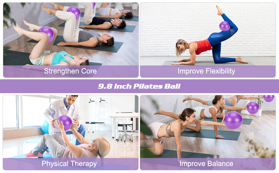 Набір для пілатесу: фітнес-кільце, фітбол та аксесуари для дому. Ідеальний набір для жінок, розтяжки та фітнесу