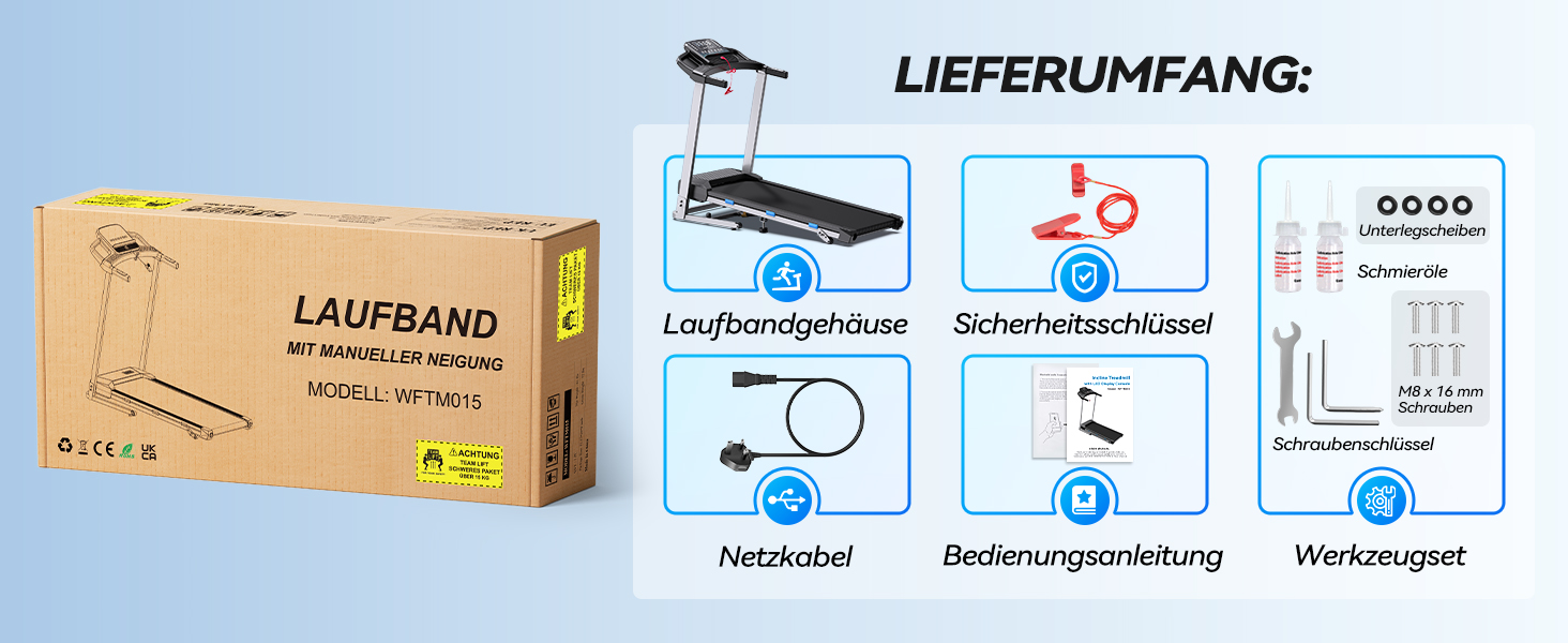 Біговий доріжки для дому Cardirun 3.0PS, 12 км/год, нахил 10%, до 160 кг, LED-дисплей, APP, Bluetooth, тиха, срільно-чорний