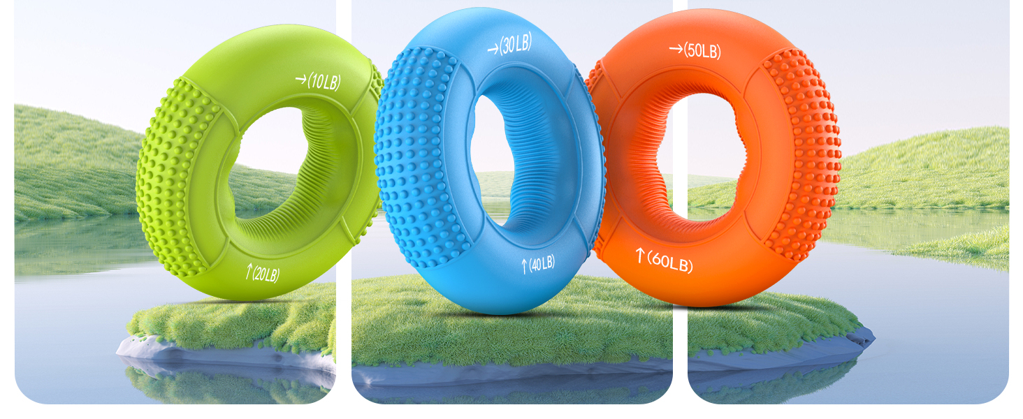 FitBeast Тренажер для рук Griffkrafttrainer, Набір 9 шт., Силовий тренажер для рук, Зняття напруги та відновлення (Помаранчевий)