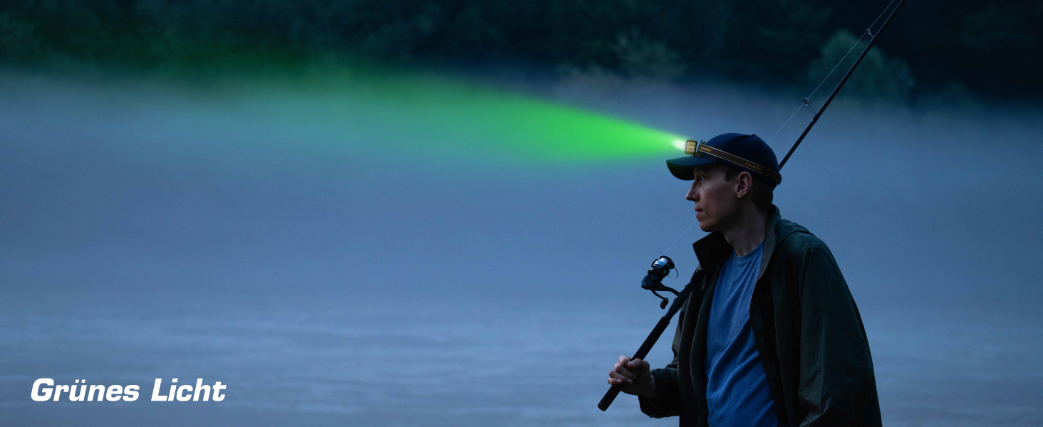 EverBrite LED налобний ліхтар: перезаряджуваний, 45г, IP67, 7 режимів, червоне та зелене світло для бігу, туризму, кемпінгу