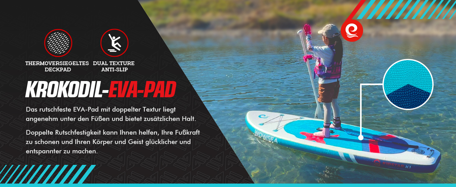 SUP-дошка WOWSEA Pioneer P1/P2, стійка, синя, 245см