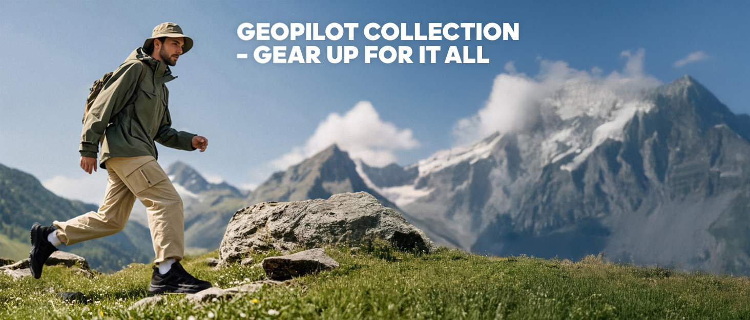 Чоловічі трекінгові черевики SHULOOK, водонепроникні, легкі, з антиковзаючою підошвою, чорно-червоні, 44 EU