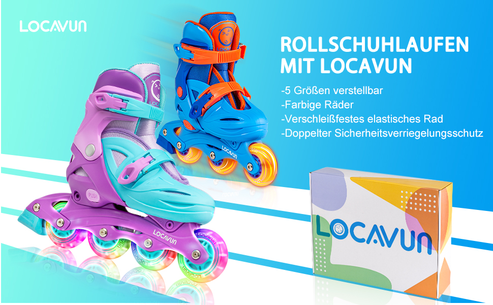 Дитячі ролики Inliner Kinder з регулюванням розміру 26-29, 29-34, 30-35. Ролики для дівчаток з колесами 82A PU, фіолетового кольору.