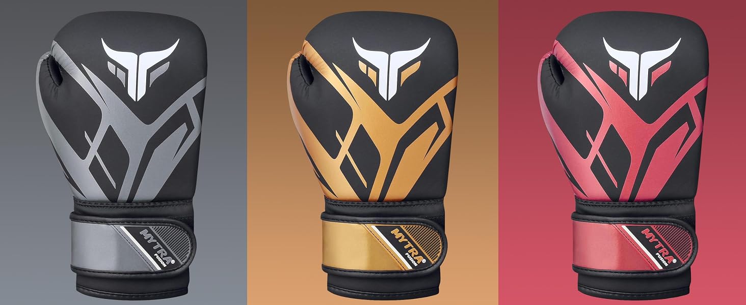 Дитячі боксерські рукавички Mytra Fusion Junior для MMA, Муай-тай та спарингу, з вентиляцією долоні, чорно-сірі, 8 oz