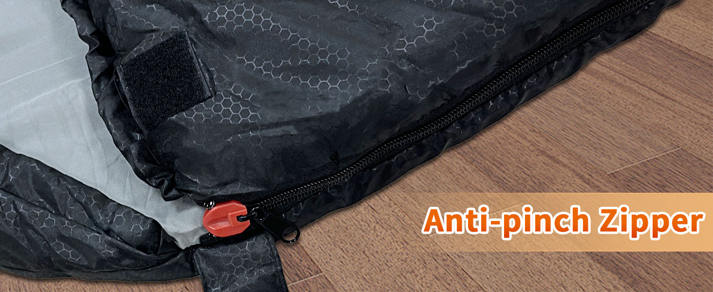 Сплячий мішок Outdoor для дорослих, зимовий, водонепроникний, 3-4 сезони, з компресійним мішком, 0℃, чорний, 220x85 см