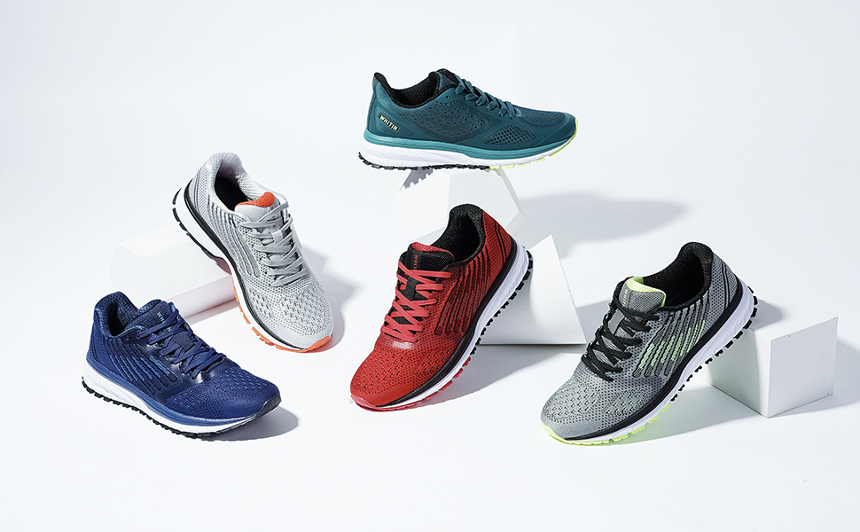 Кросівки для бігу Whitin для чоловіків та жінок, унісекс. Зручні кросівки для вулиці, ходьби. Розміри 36-47, колір: світло-сірий.