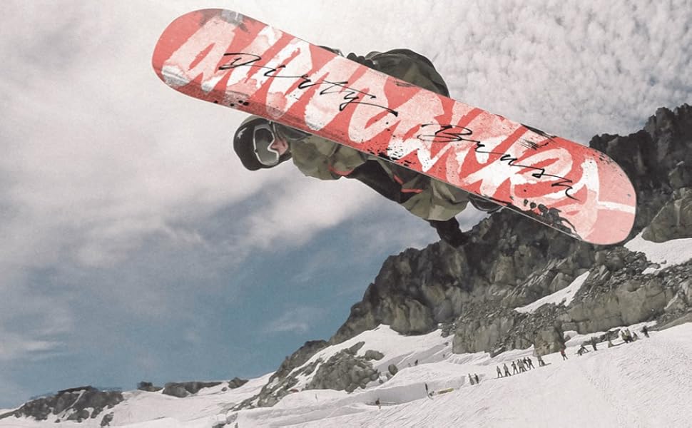 Набір чоловічих сноубордів Airtracks - Past&Future Hybrid Rocker Snowboard Wide - Сноуборд Binding Master Fastec - Сумка для сноуборду 152 157 159 162 см (Сноуборд 162 см, Binding Master L)