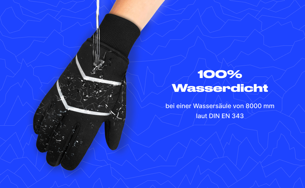 Велосипедні рукавички Alpensattel Polartherm: вітро- та водонепроникні, зимові для жінок та чоловіків, до -10°C, з функцією сенсорного екрану, S-XXL