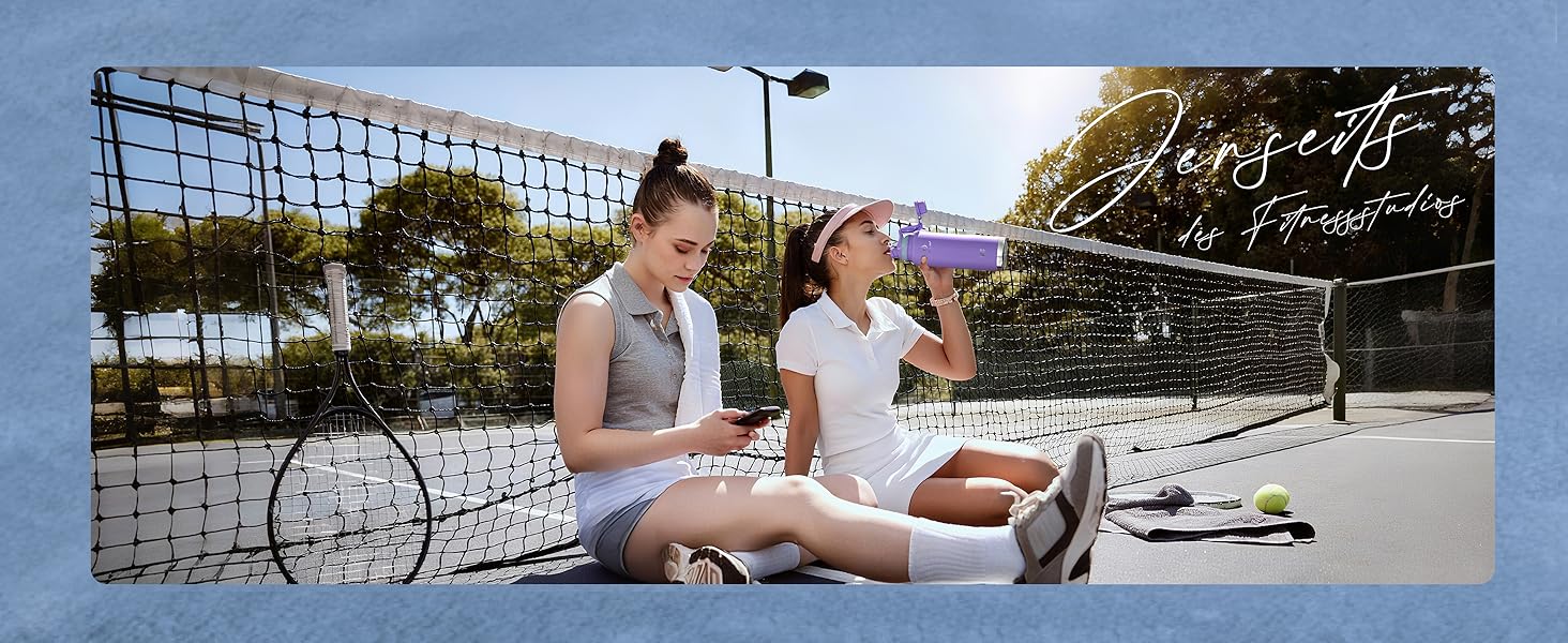 Термос IDEUS з нержавіючої сталі, 950 мл, жовтий. Спортивна пляшка-термос з подвійними стінками та надійним кришкою.