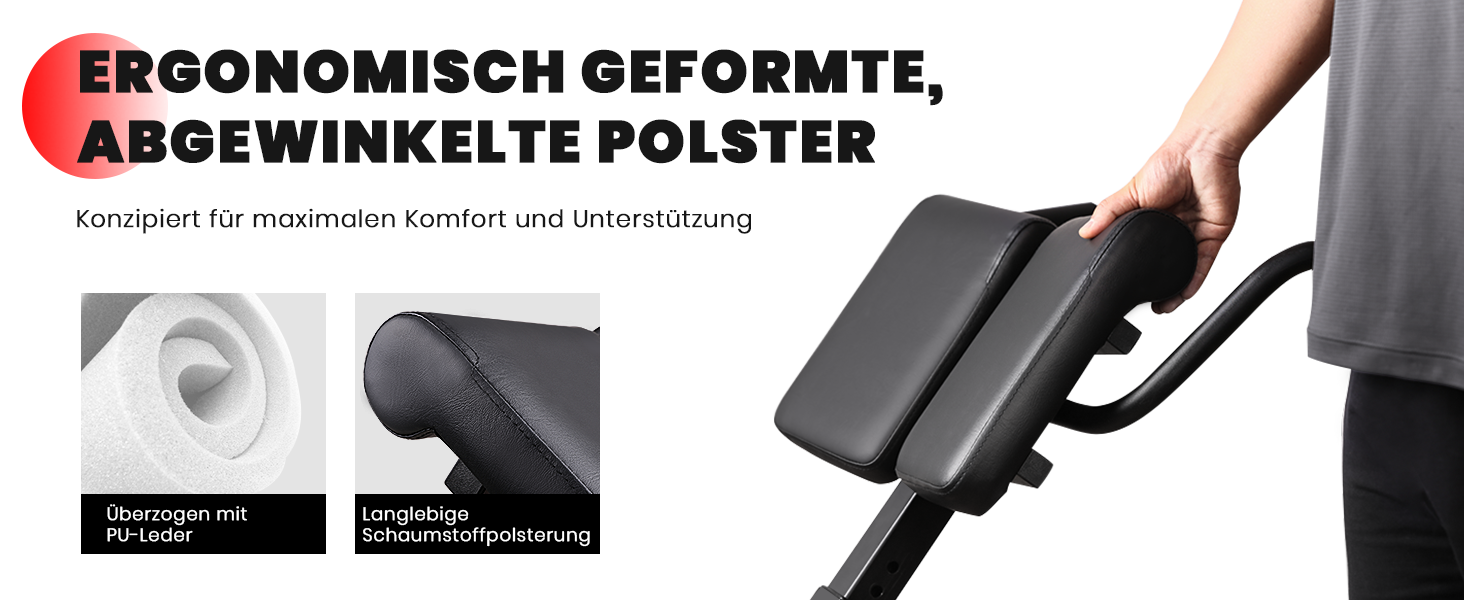 ЛІОНСКУЛ Банка для гіперекстензій з регульованою спинкою - тренажер для дому