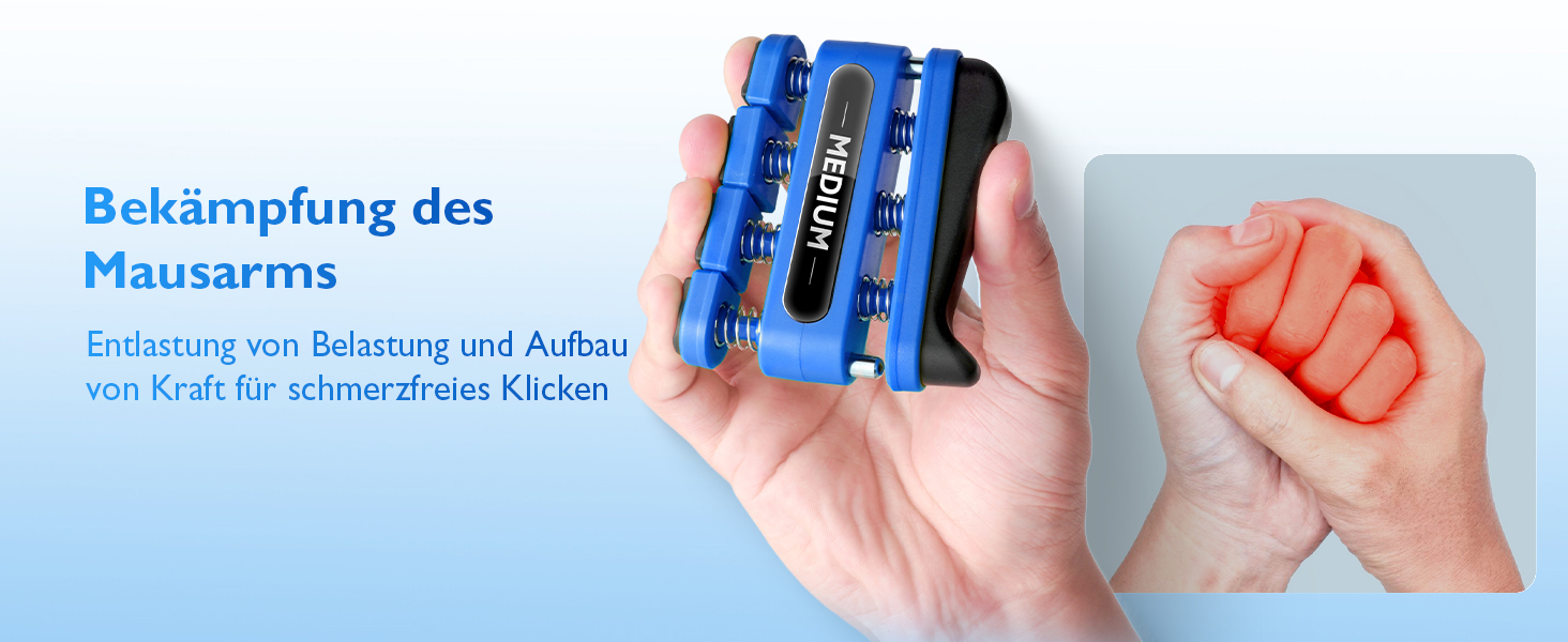 FitBeast Fingerkrafttrainer: Набір для тренування пальців (4 шт.) - для музикантів, скелелазів