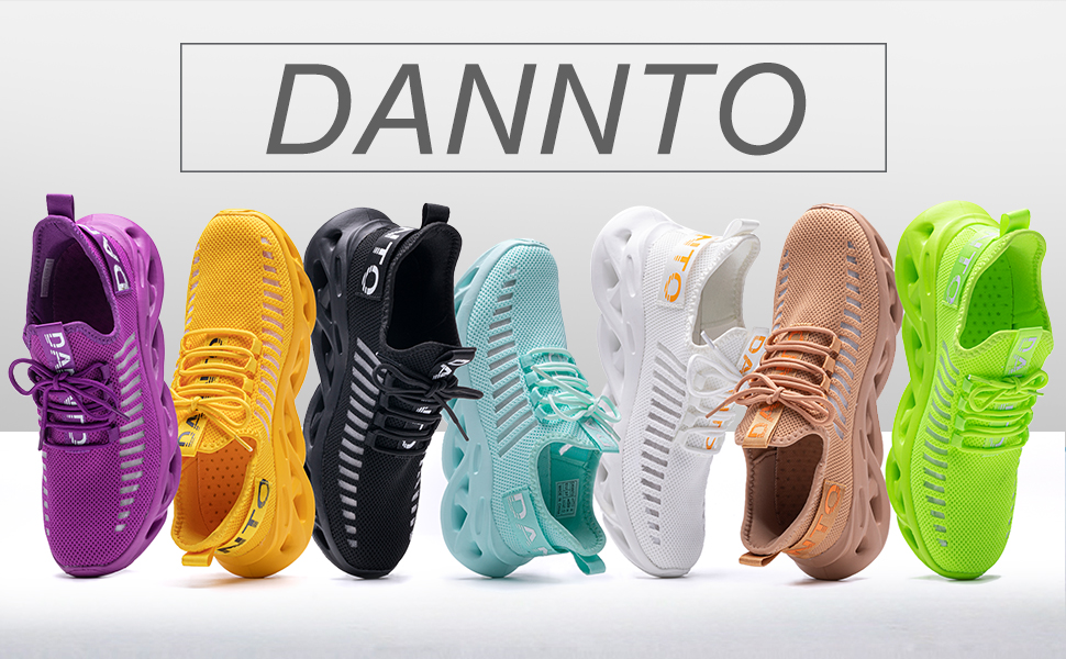 Кросівки для бігу DANNTO - чоловічі та жіночі, спортивні, зручні, дихаючі, з неслизькою підошвою, для занять у залі, фітнесу, вуличної біговій активності, чорно-білі, 46 EU