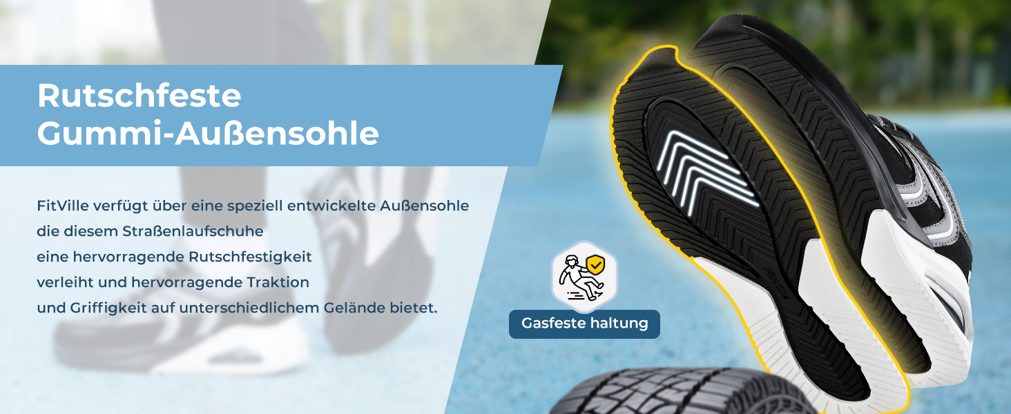 Жіночі кросівки FitVille з повітряною подушкою, широка колодка, для бігу та ходьби, зручні фітнес-кросівки (37 EU X-Weit, блакитний)