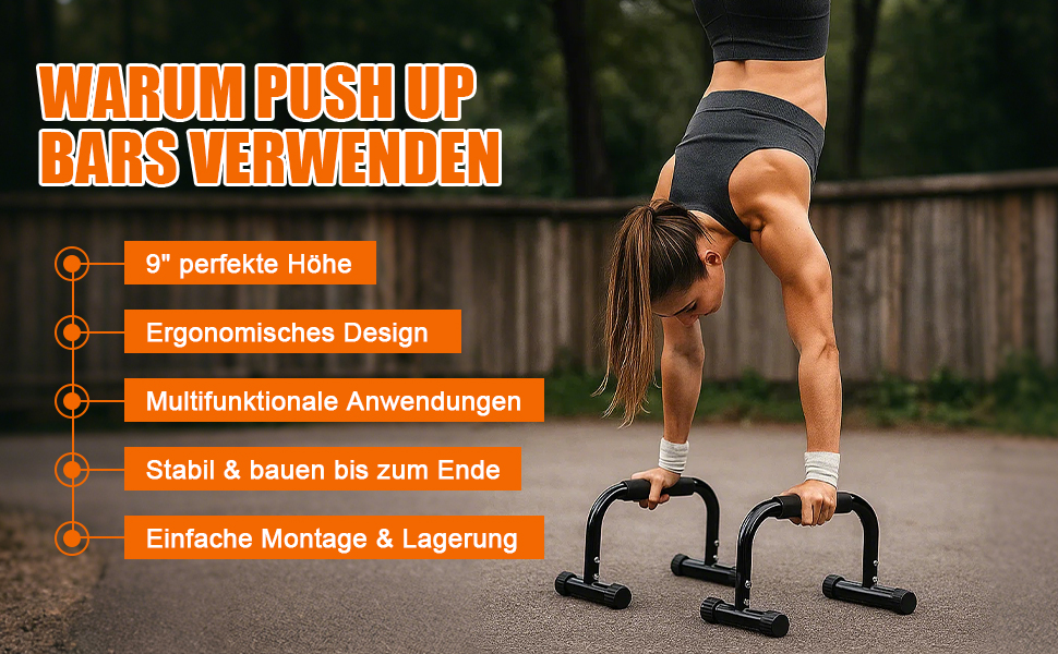 Паралелетки для віджимань та випробувань на силу - Паралелетки для калістеніки, статики та силових тренувань. Ідеально для дому, вулиці та спортзалу