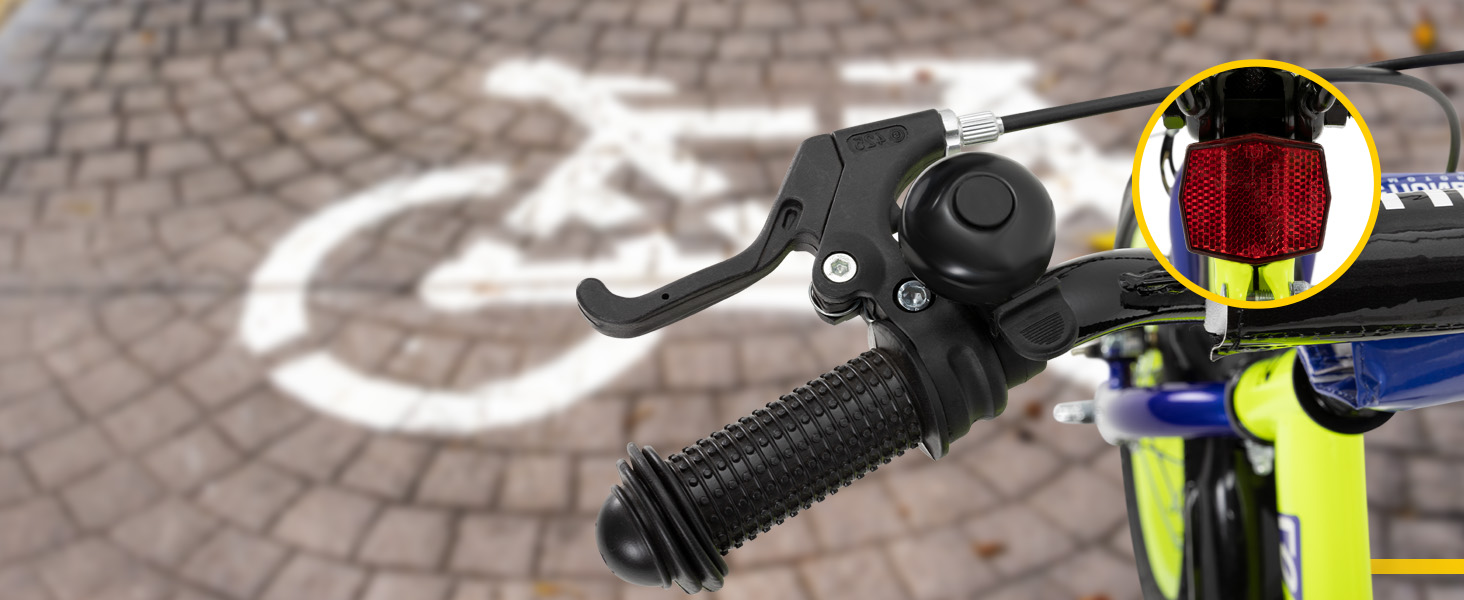 Дитяче велосипед Actionbikes Turbo 12/16 дюймів - V-Brake гальма, захистники, для дівчаток та хлопчиків (2-7 років)