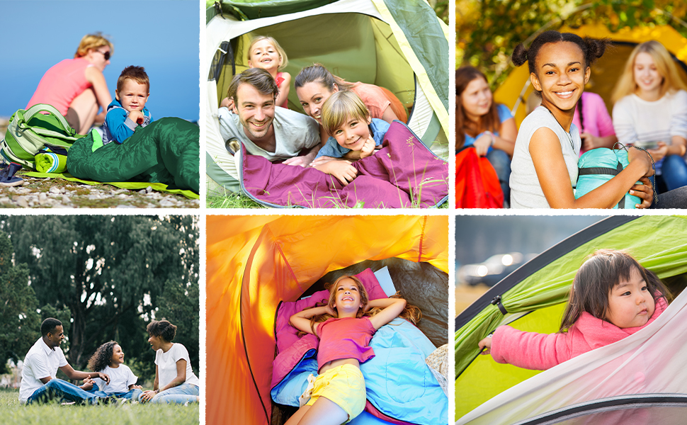 Преміум спальний мішок для дітей Meteor Kinder Schlafsack, літній, ультралегкий, для кемпінгу, комфортний, на 8-12 років, Outdoor, зелений