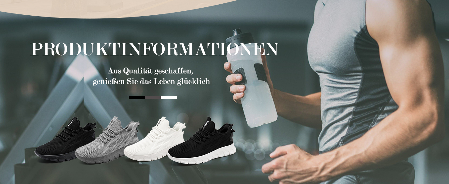 Чоловічі кросівки для бігу, спортивні, повсякденні: легкі, дихаючі, для тенісу, фітнесу, піших прогулянок. Slip-On (43 EU, B White)