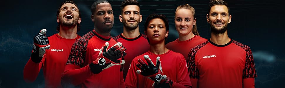 Воротарські рукавички Uhlsport Powerline Absolutgrip HN для юніорів, унісекс