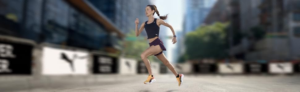 Жіночі кросівки для бігу PUMA Softride Mayve — Колір: Warmweiß-Gold-Schwarz (Сірий/Рожевий/Золотий)