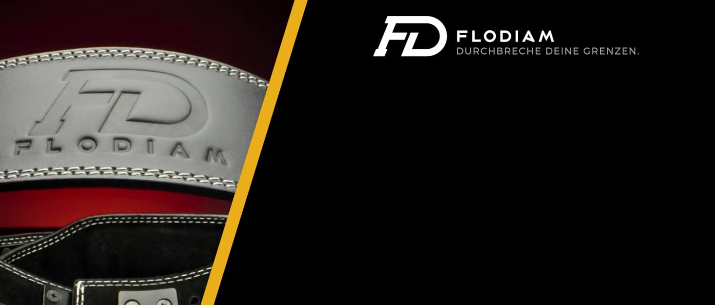 Планка для важкої атлетики Flodiam з екошкіри: регульована, з надійною застібкою | Для важкої атлетики, бодібілдингу
