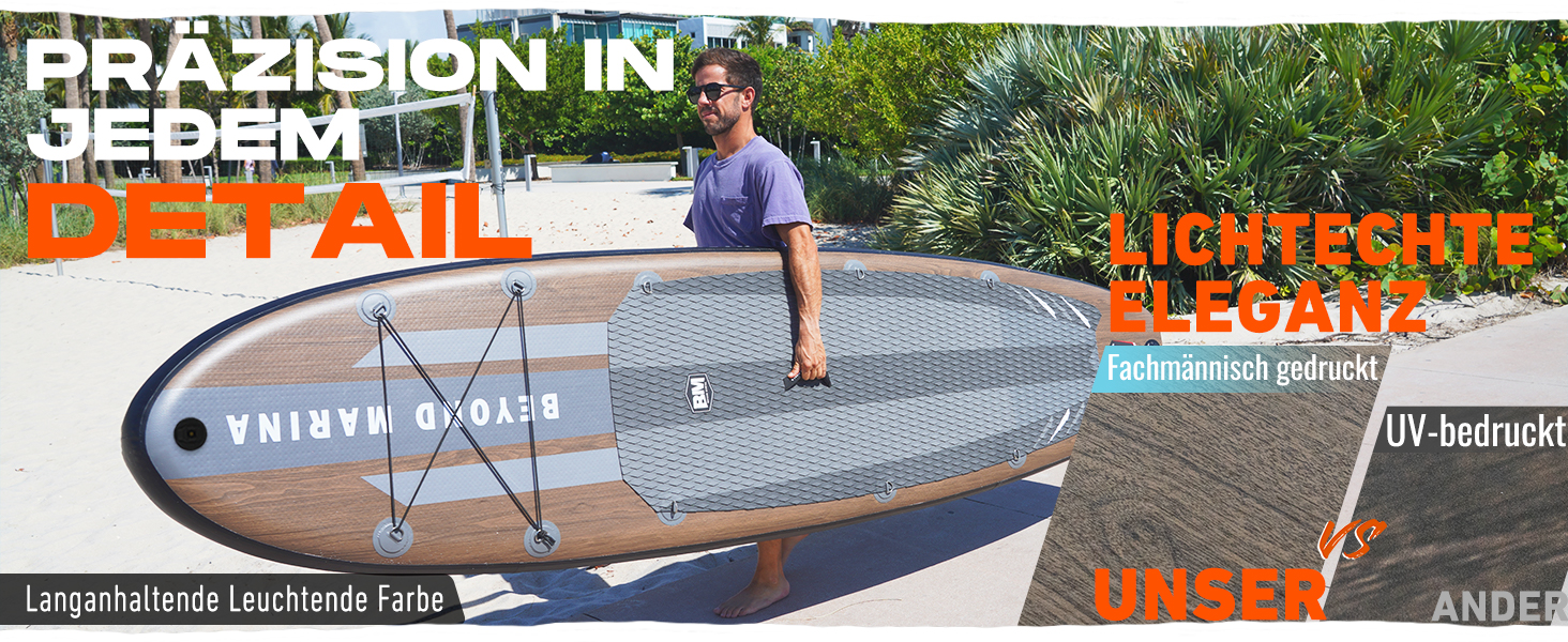 Надувний SUP-борд BEYOND MARINA 2-в-1 з сидінням, аксесуари, 320x81x15 см, білий