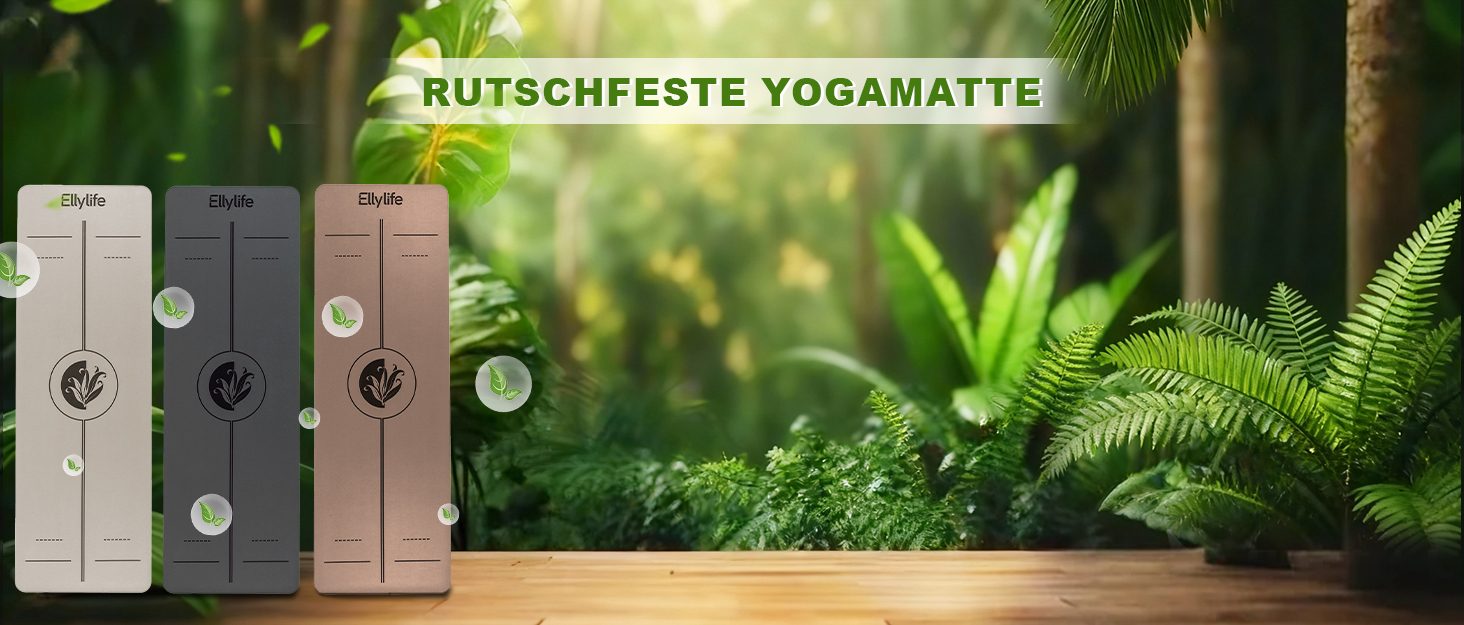 Килимок для йоги з натурального каучуку та TPE, протиковзкий, з розміткою, унікальний дизайн, з ремінєм, екологічний, для подорожей, пілатесу, йоги, фітнесу, синій, 6 мм