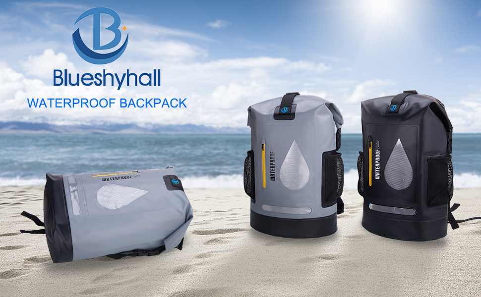 Водонепроникний мішок Blueshyhall Dry Bag 30L: рюкзак, ролтоп, 30 літрів - для каякінгу, кемпінгу, риболовлі, подорожей