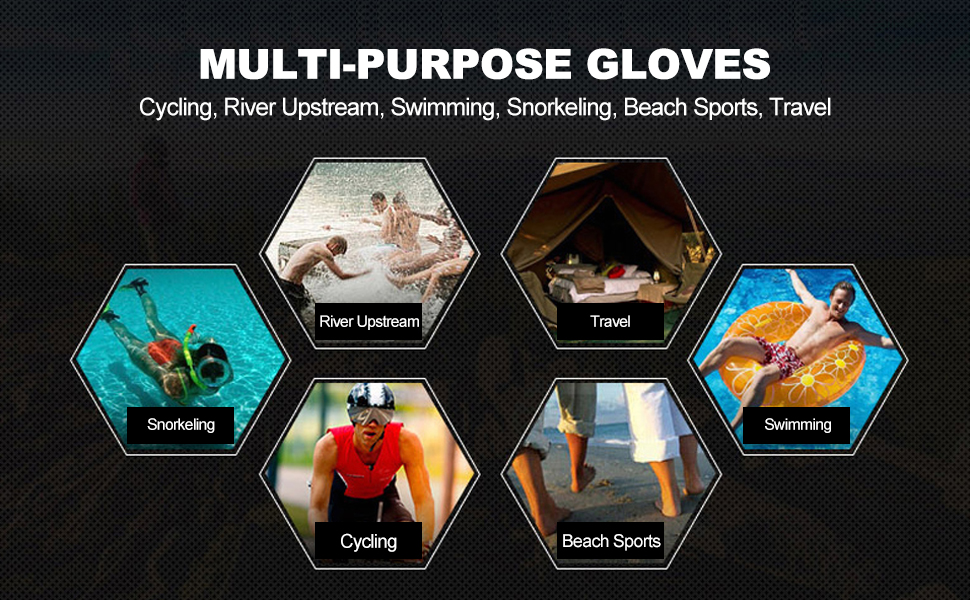 Рукавички для дайвінгу VGEBY1, 1 пара, 3 кольори, п'ятипалі неопренові рукавички для дайвінгу, снорклінгу, каякінгу, серфінгу та інших водних активностей, темно-синій L