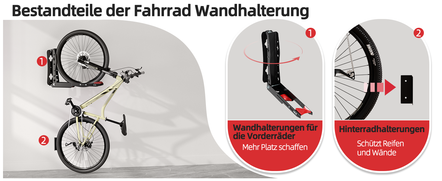Настінна тримач для велосипеда Urban Deco - поворотний, до 40 кг