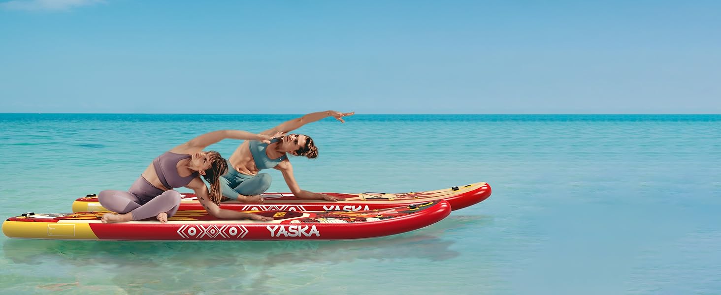 Надувний SUP-борд YASKA - преміум якість, універсальний кріплення для камери, повний комплект аксесуарів для дорослих та підлітків