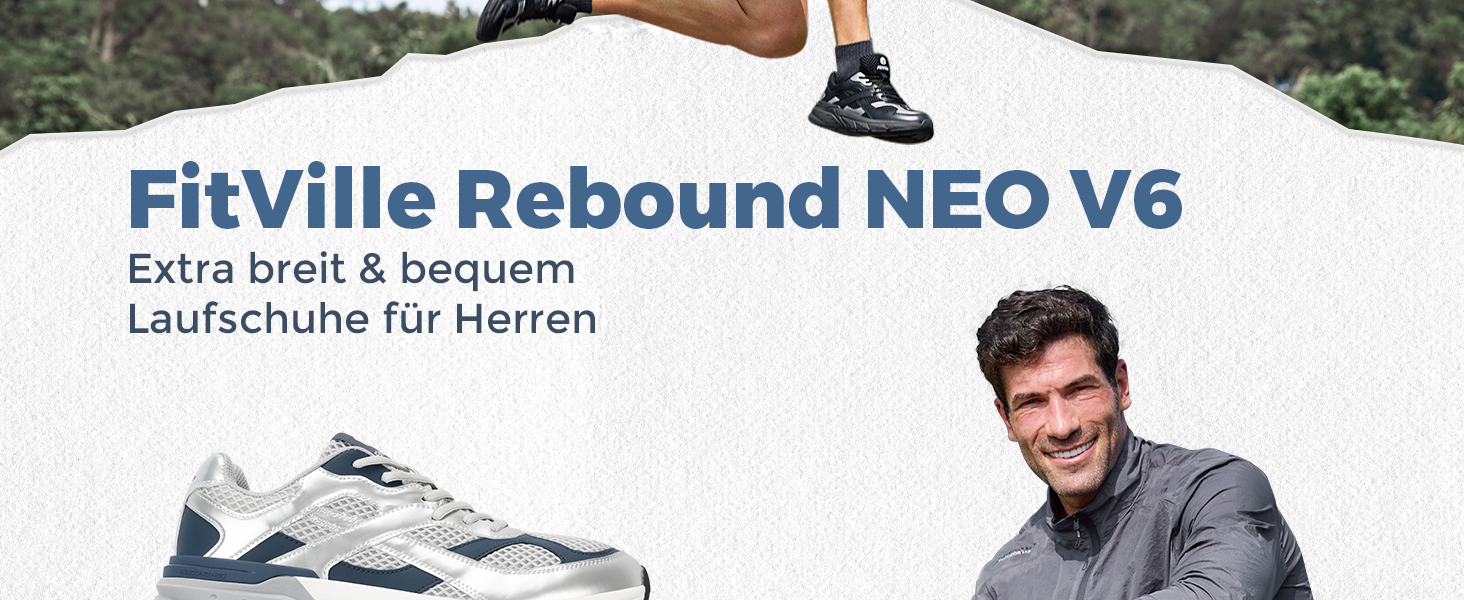 Кросівки для бігу FitVille Neo V6 X-Wide (43 EU) срібно-блакитні: комфортні, дихаючі, для вулиці та фітнесу