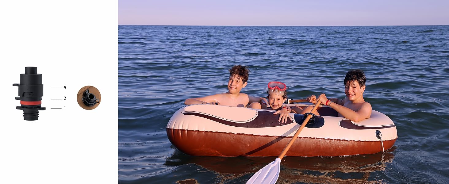 Електрична SUP-насос Hydrohero 20PSI: Інтелектуальне надування/здування, автоматичне вимкнення, для SUP-дошок, кайтсерфінгу, наметів, човнів (блакитний)