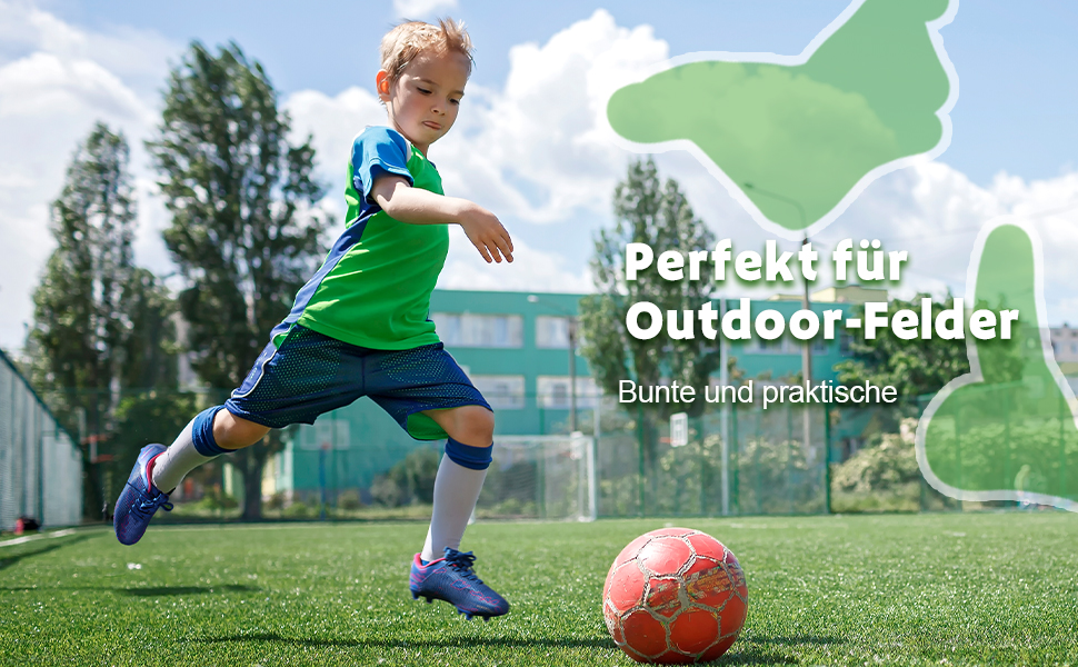 Дитячі футбольні кросівки DREAM PAIRS для дівчаток та хлопчиків. Легкі, дихаючі, з довгими шипами. Розмір 37.5 EU, чорно-зелені.