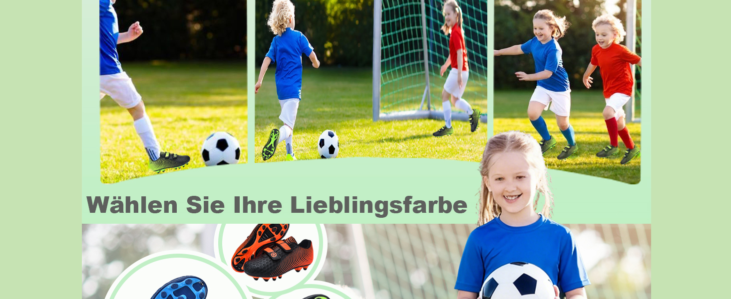 Дитячі футбольні бутси для хлопчиків та дівчаток. Низькі, для тренувань та занять спорту на відкритому повітрі. Розміри 28-37 EU, чорно-оранжеві.