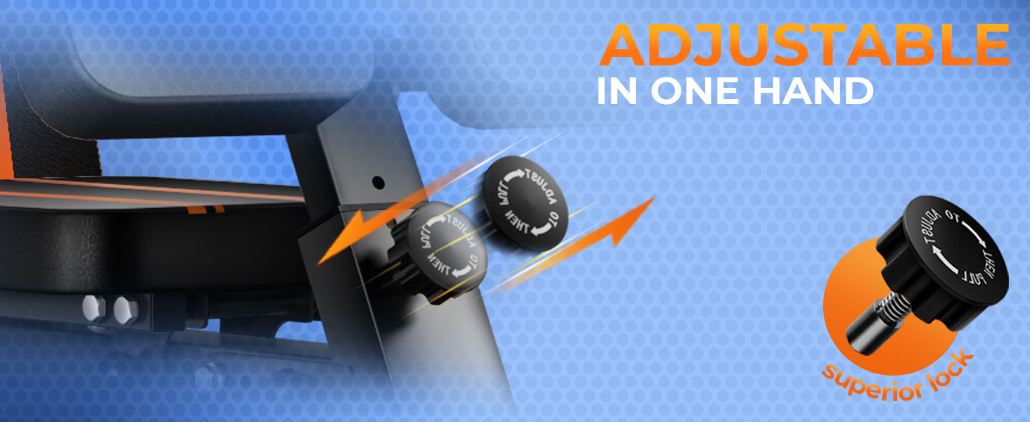 Регульована лава для тренувань 450 кг – високопродуктивна лава з ручками для дому, римський стілець для розтяжки спини та лава для пресу