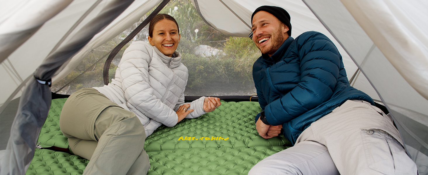 Naturehike IsoMatte Thermal Serie 4.6R - Килимок для кемпінгу Ultralight 4-сезонний (-15°C) Саморозгортання з надувною сумкою, ізольований, високий R-значення, для зими, прямокутний 186*58 см