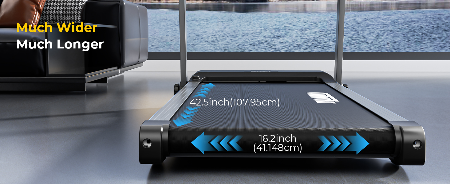 ONETWOFIT Walking Pad: складаний біговий доріжки з пультом, керуванням через додаток та вбудованими колонками