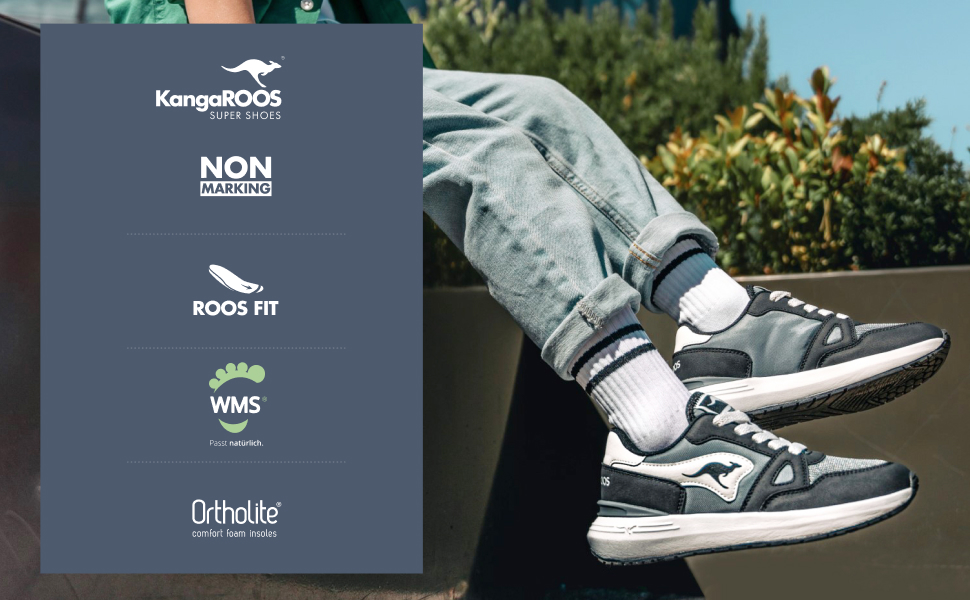 Дитячі кросівки KangaROOS K5-super Court Ev, унісекс, 31 EU, блакитний/чорний