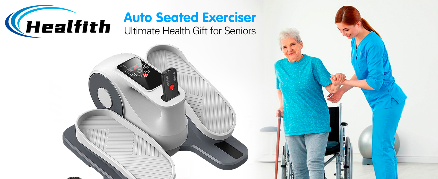 Електричний еліптичний тренажер Mini Crosstrainer для дому з екраном та пультом керування