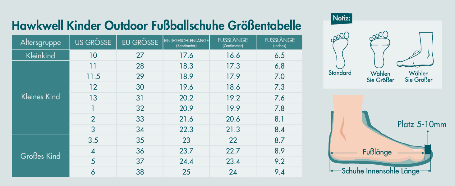Дитячі футбольні та тренувальні черевики Hawkwell для хлопчиків та дівчаток, сірі, 35 EU