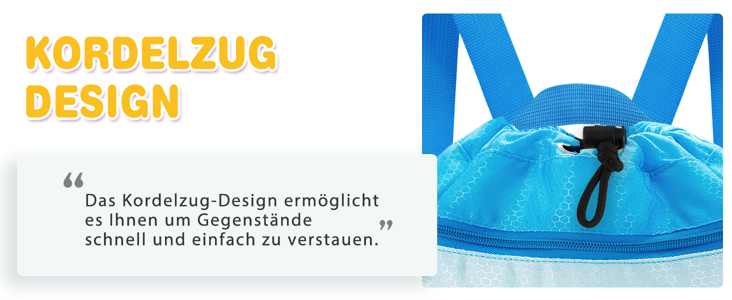 Спортивна сумка WAWSAM для гімнастики - 38 × 45 см. Водонепроникна сумка для плавання, пляжу та покупок (для дітей)