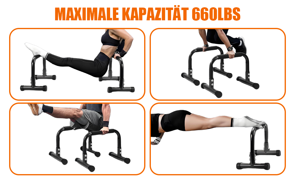 Паралелетки для віджимань та випробувань на силу - Паралелетки для калістеніки, статики та силових тренувань. Ідеально для дому, вулиці та спортзалу