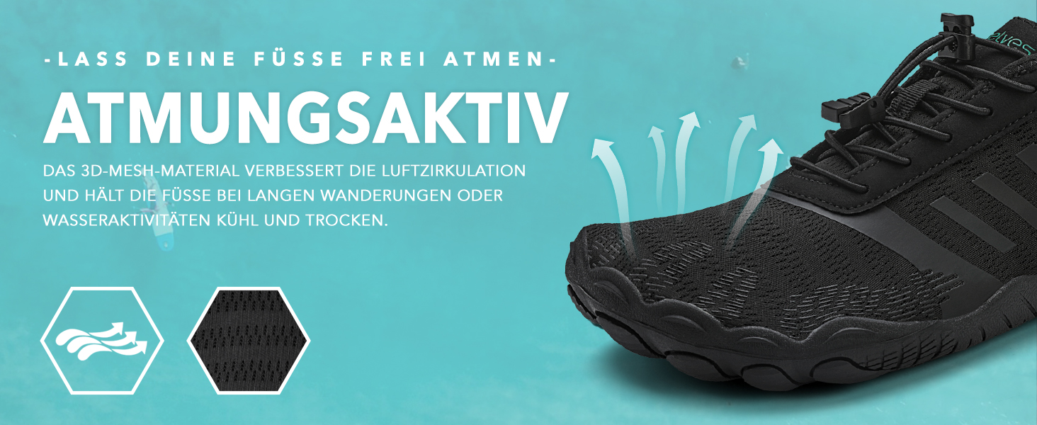 Водні черевики для жінок та чоловіків WateLves, підошва з неслизьким покриттям, широка передня частина, блакитний колір, розмір 37 EU