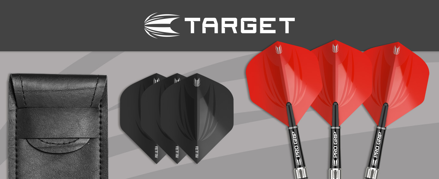 Дарти Target Artemis 25g (Вольфрам, сталеві наконечники) - комплект для професіоналів з кейсом та додатками