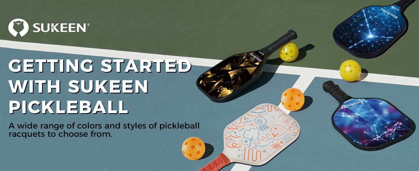 Набір весла Sukeen Pickleball 2, скловолокно, дихаюча ручка, сумка