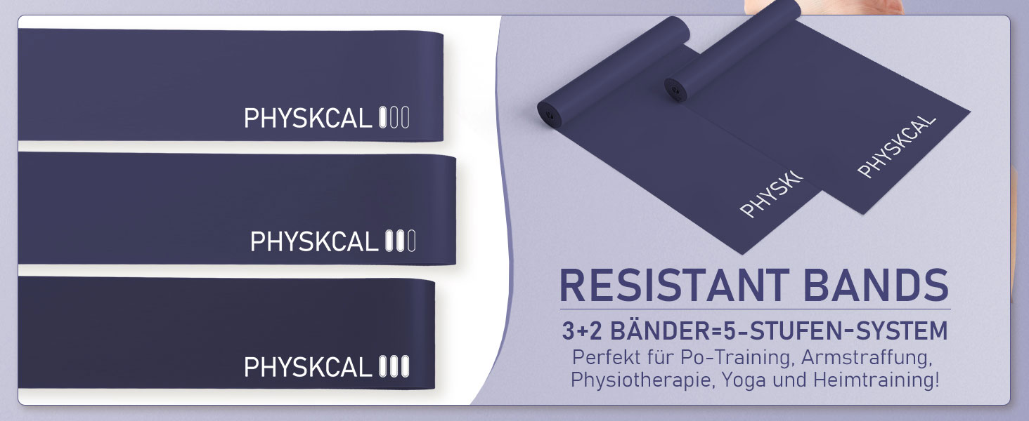 Набір для пілатесу: кільце 38 см, м'яч, стрічки опору (3x, 2x) та килимок для фітнесу. Колір: морська хвиля
