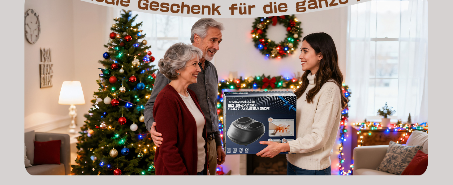 Електричний масажер для ніг Shiatsu з пультом дистанційного керування, компресією повітря, функцією підігріву, декількома режимами, для офісу та дому, підходить до 46 розміру EU