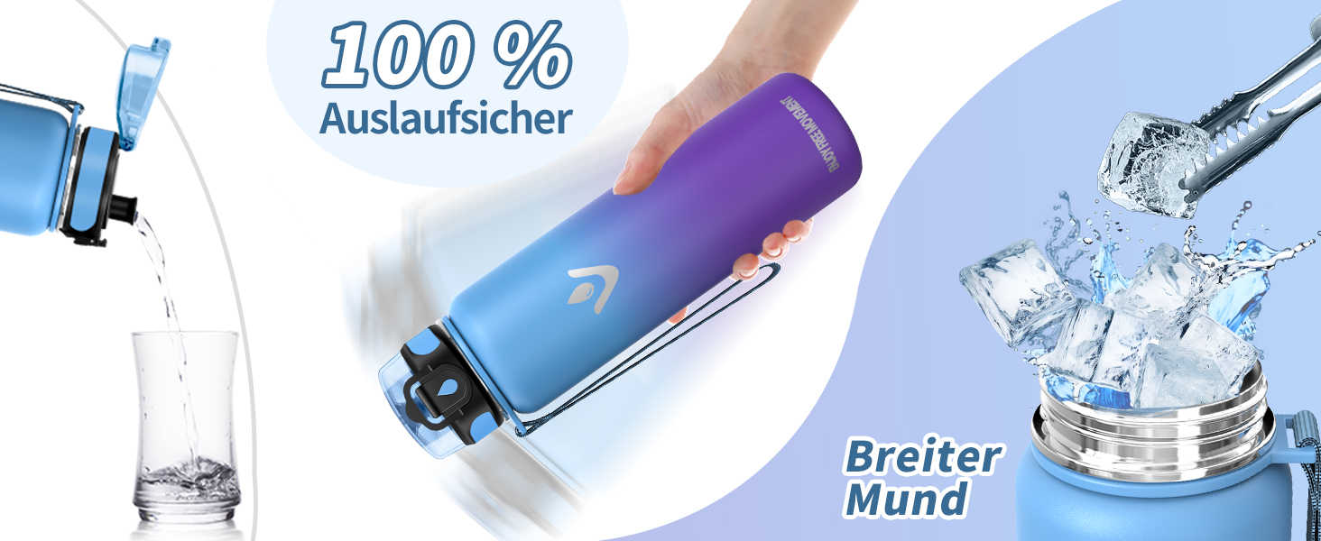 Термопляшка Vikaster 500 мл, нержавіюча сталь, без BPA, для спорту, подорожей та фітнесу, чорно-винна